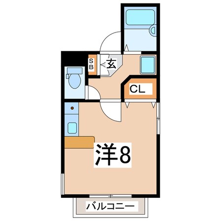 郡山駅 徒歩14分 1階の物件間取画像